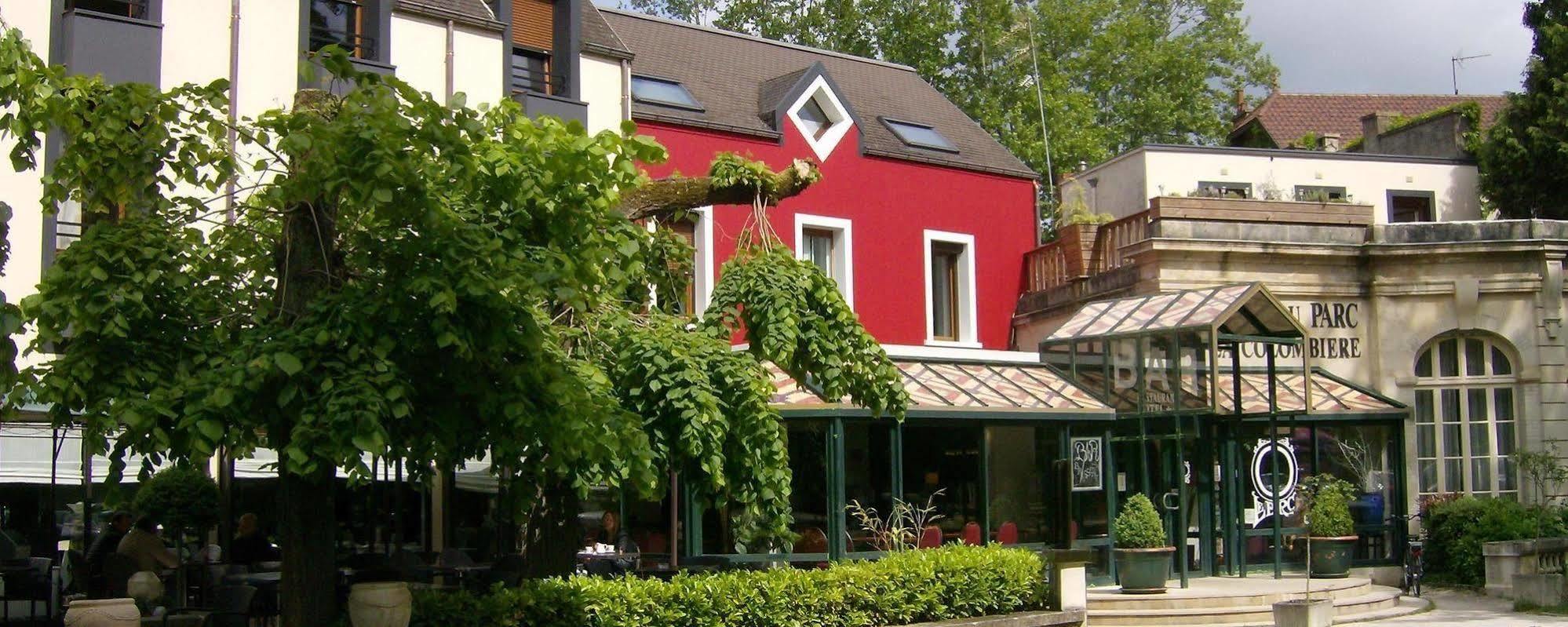 Hotel Restaurant Du Parc De La Colombiere Dijon Exterior foto